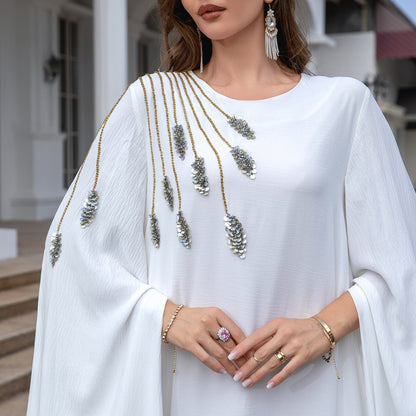 Embroidered Robe Gown