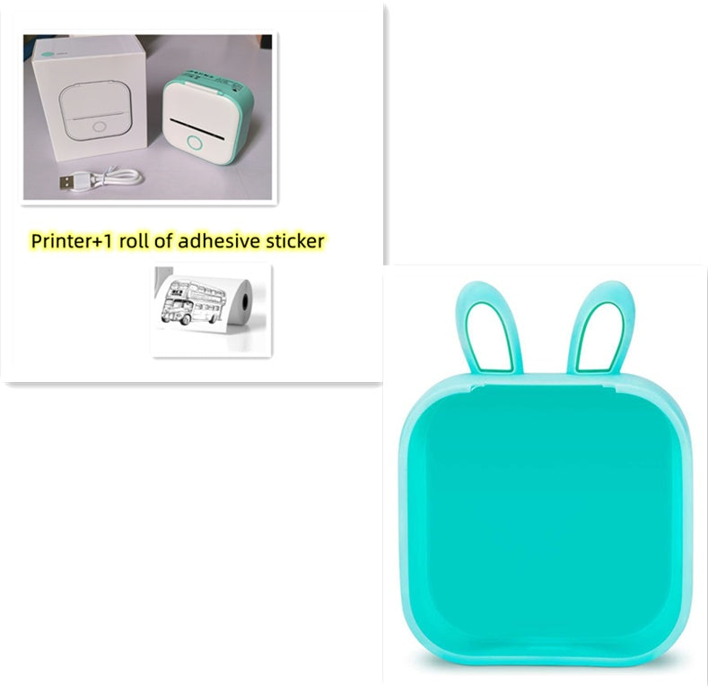 Phomemo T02 Mini Pocket Thermal Printer – Inkless Bluetooth Label Printer, Supports 10 Languages, 1000mAh Battery