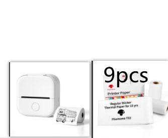 Phomemo T02 Mini Pocket Thermal Printer – Inkless Bluetooth Label Printer, Supports 10 Languages, 1000mAh Battery