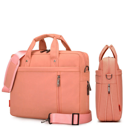 Nylon Business Backpack with Multiple Compartments and Adjustable Shoulder Strap