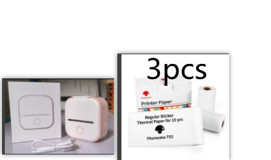 Phomemo T02 Mini Pocket Thermal Printer – Inkless Bluetooth Label Printer, Supports 10 Languages, 1000mAh Battery