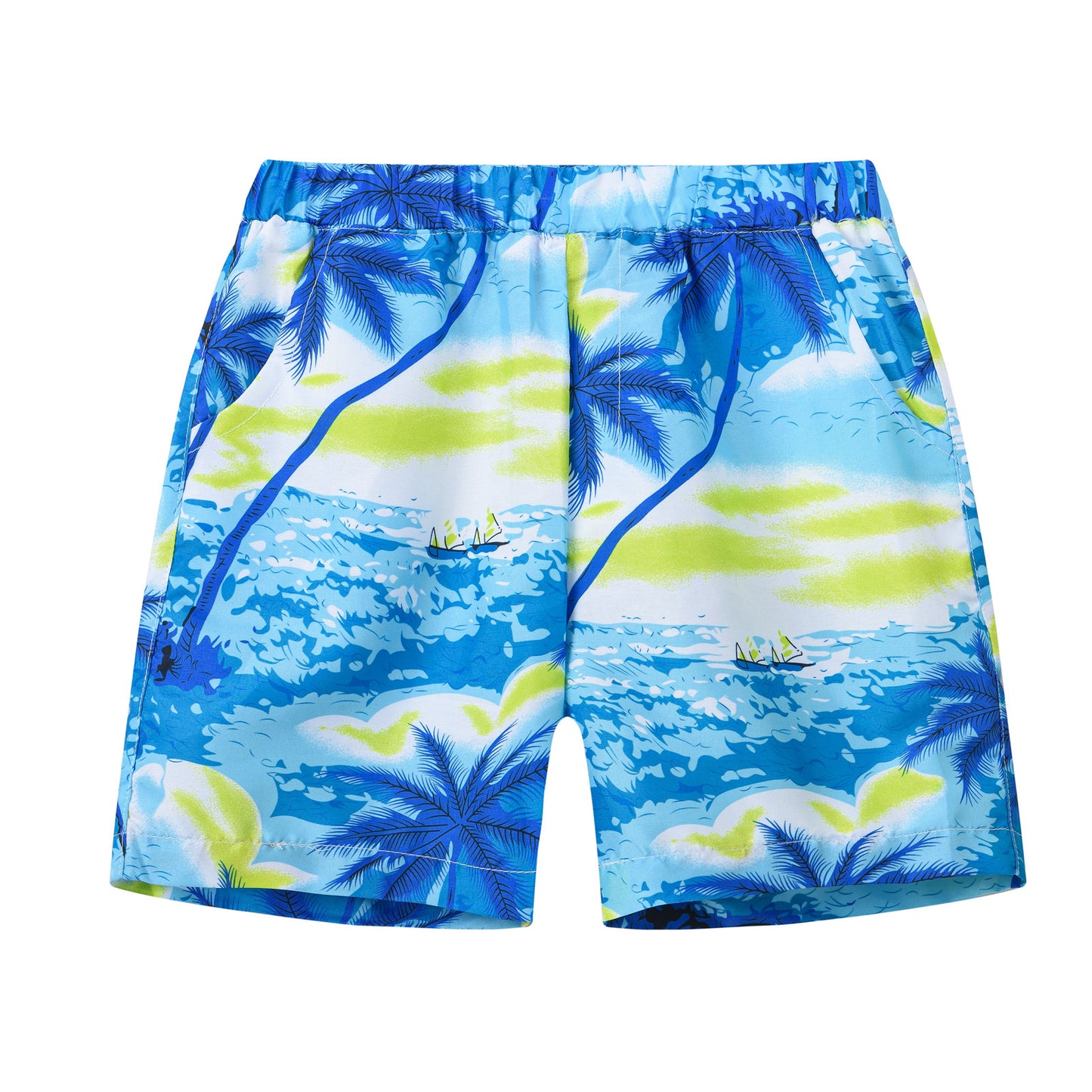 Fashion Printed Coconut Multi-color Thin Beach Pants