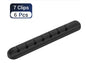 Desktop Cable Manager – Organize Wires, High Strength Double-Sided Glue, Organic Silicone, Black**