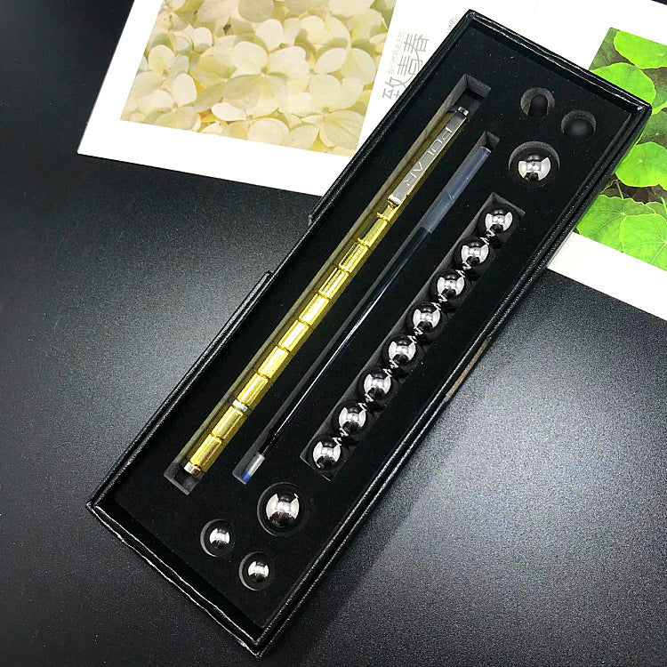 Magnetic Fidget Pen - Write, De-Stress & Create Shapes