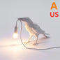 Modern Resin Wall and Desk Lamp with Plug Options – White & Black, Multiple Standards