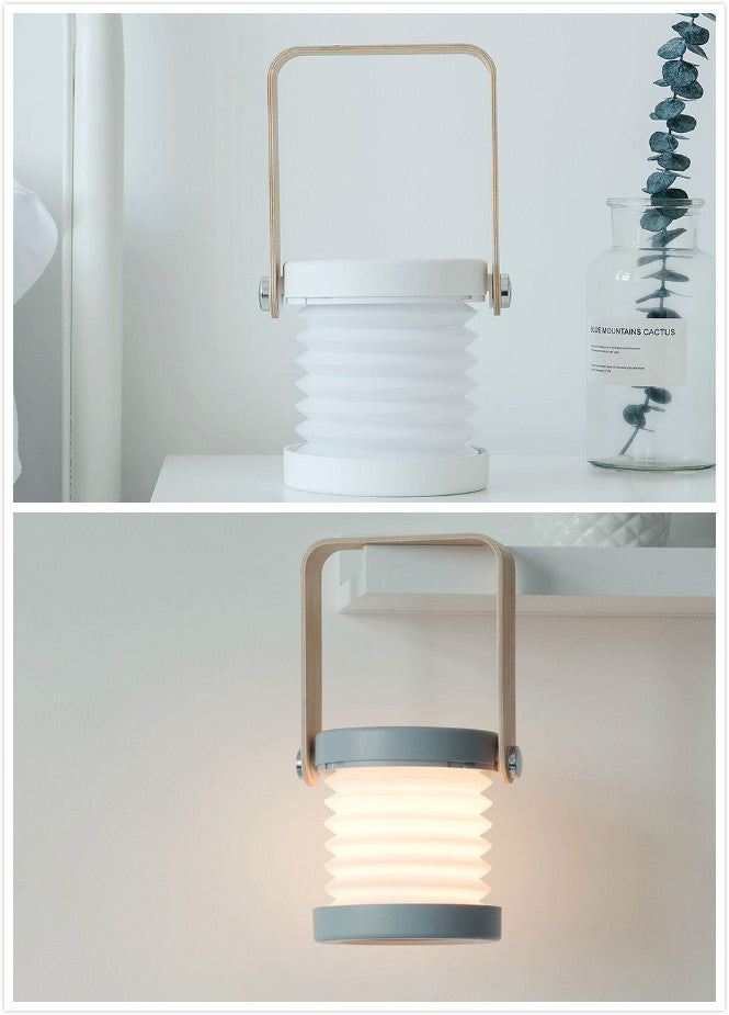Foldable Touch LED Night Light, USB Rechargeable, 3 Brightness Levels