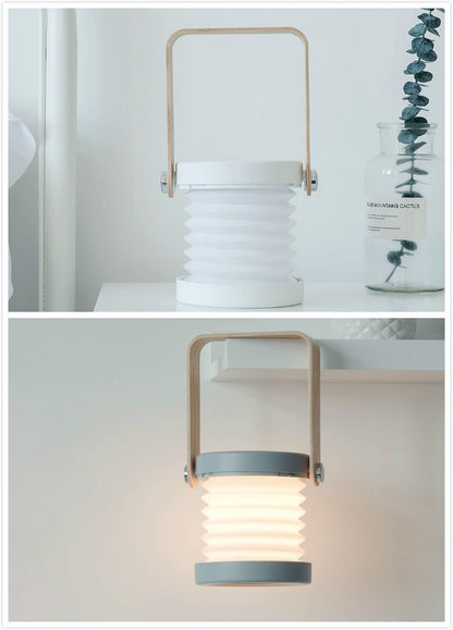 Foldable Touch LED Night Light, USB Rechargeable, 3 Brightness Levels