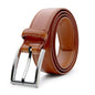 Men's Belt Pin Buckle Real Cowhide