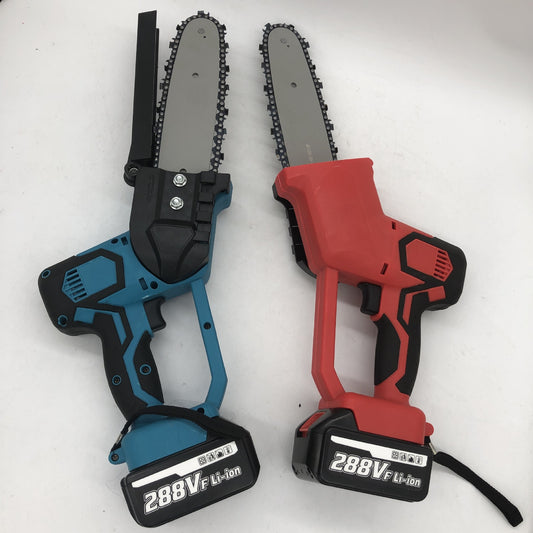 21V Rechargeable Electric Logging Saw – Lithium Battery Powered Chainsaw with High Torque Motor
