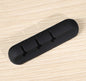Desktop Cable Manager – Organize Wires, High Strength Double-Sided Glue, Organic Silicone, Black**