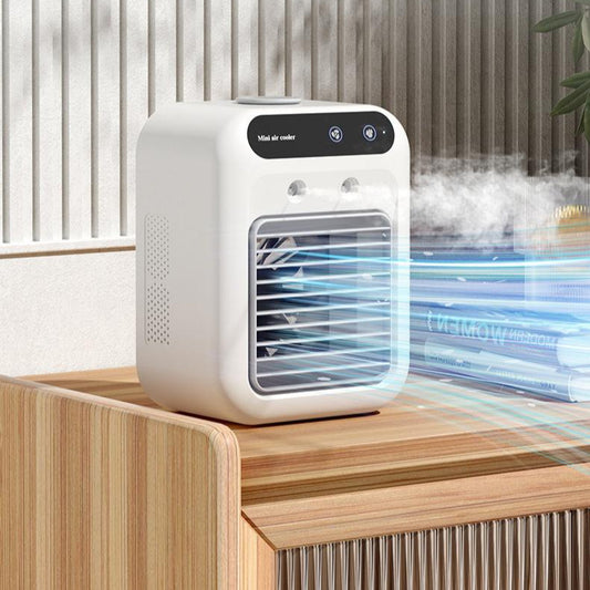 Portable USB Air Conditioner with Cooling Atomization and Touchscreen Control