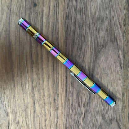 Two-Color Model Magnet Pen Color Ball Magnetic Pen Decompression Pen Magnetic Pole Decompression Pen Game Children's Toys