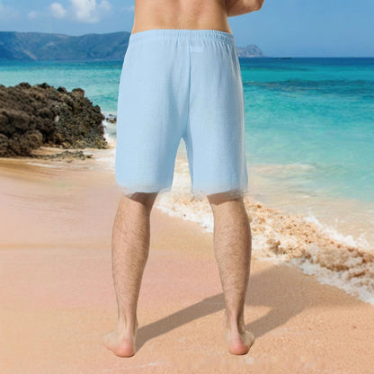 Men's Lace Up Loose Digital Printing Casual Shorts