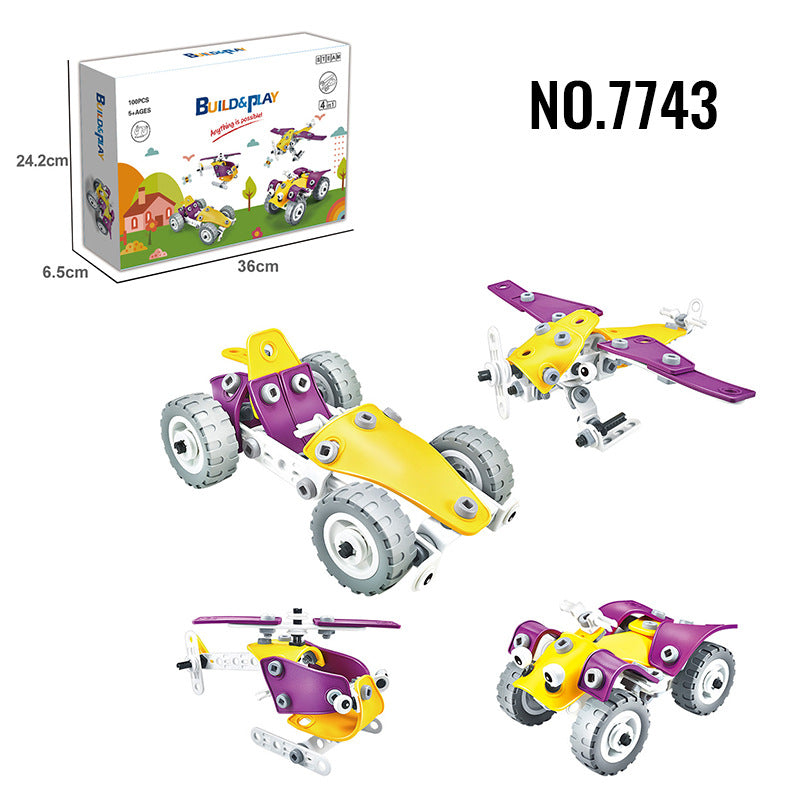 Kids Building Blocks STEM Toys for 4+ Boys Birthday Gifts Educational Autism Sensory Toy Building Set Creative Learning Games