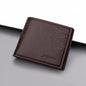 Wallet Men's Short Youth College Student Wallet With Zipper Can Put Driver's License Ultra Thin Wallet Men's Simple