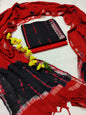 Bagru Hand Block Printed Linen Suits With Zari Border
