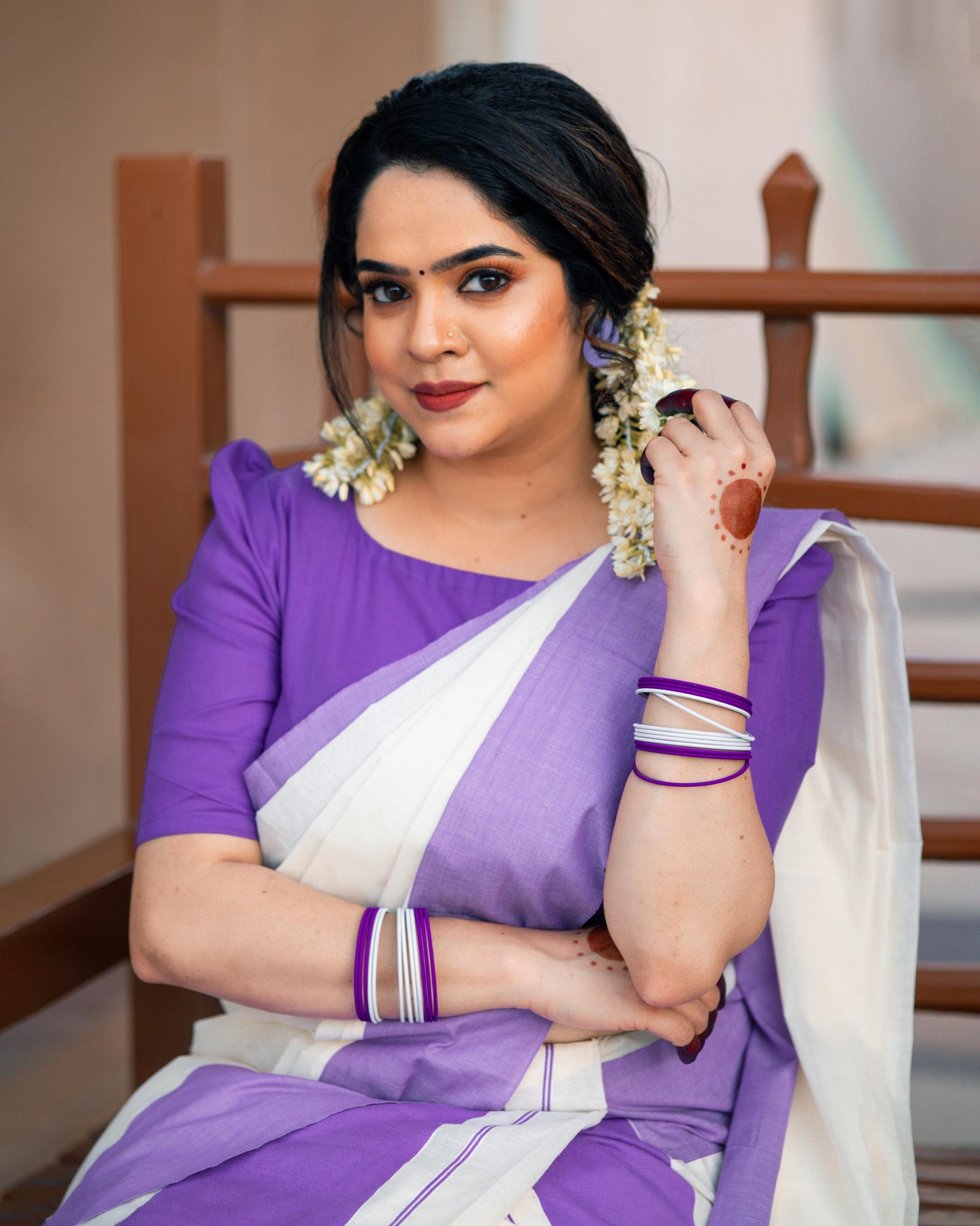 Big Kattikara Set Mundu – Turquoise (Premium Cotton)