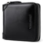 Men's Wallet Leather Zero Purse Zipper Wallet Horizontal Multi-Function Gift Box Wallet