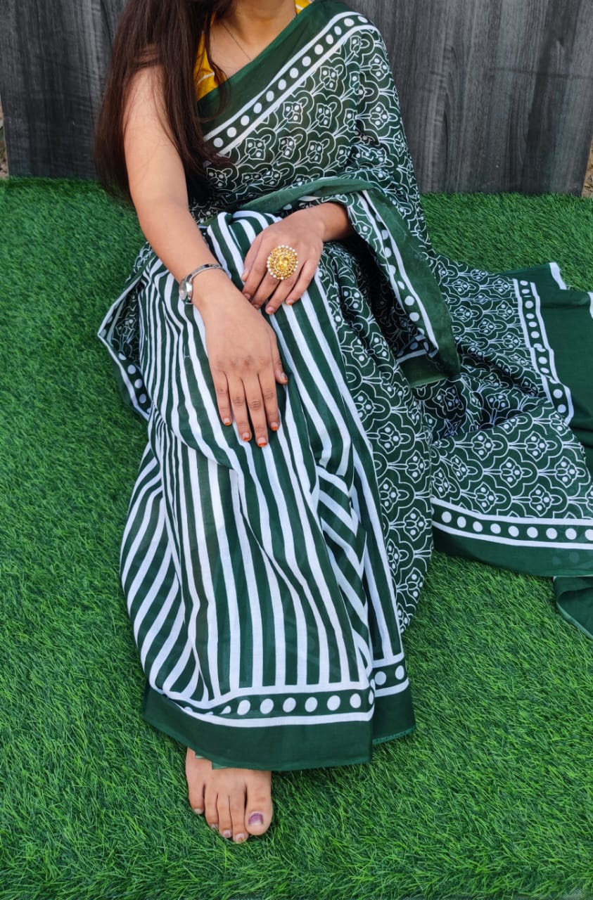Cotton Sarees and Blouse