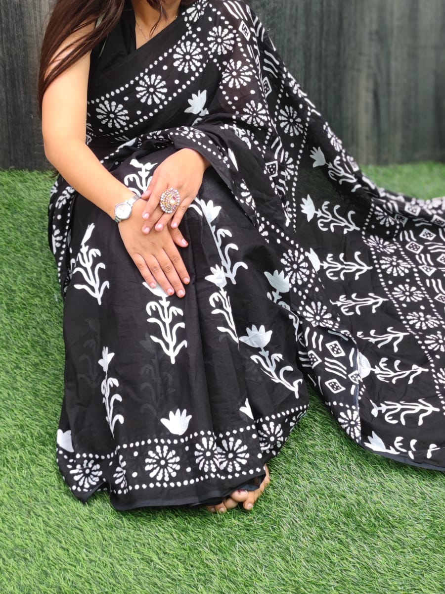 Cotton Sarees and Blouse