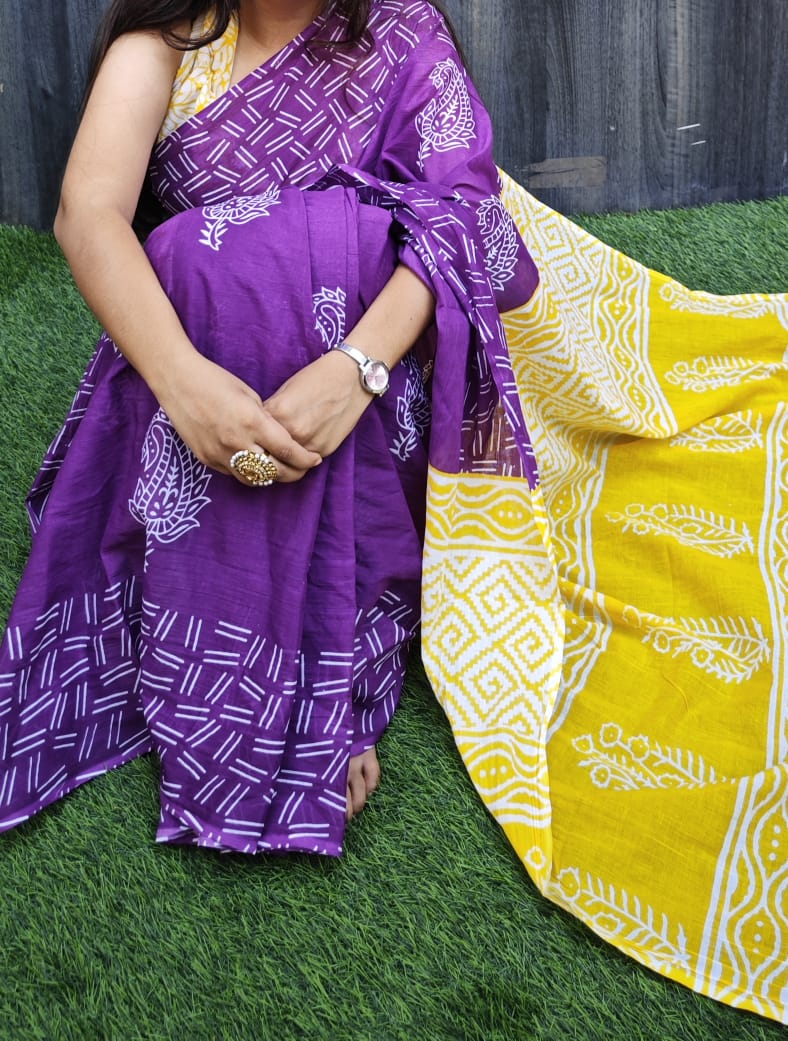 Cotton Sarees and Blouse