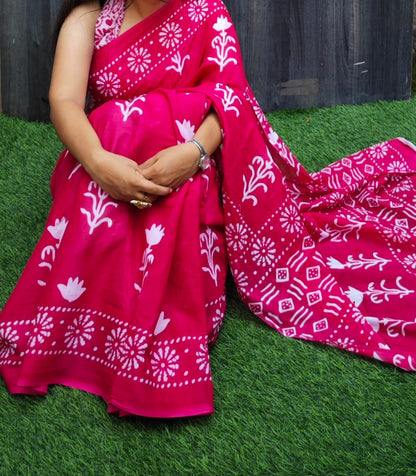 Cotton Sarees and Blouse