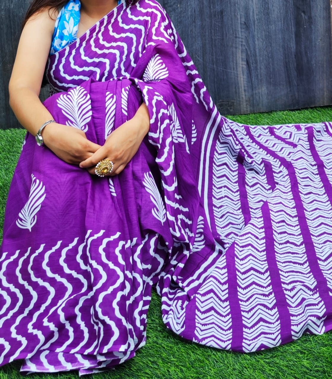 Cotton Sarees and Blouse