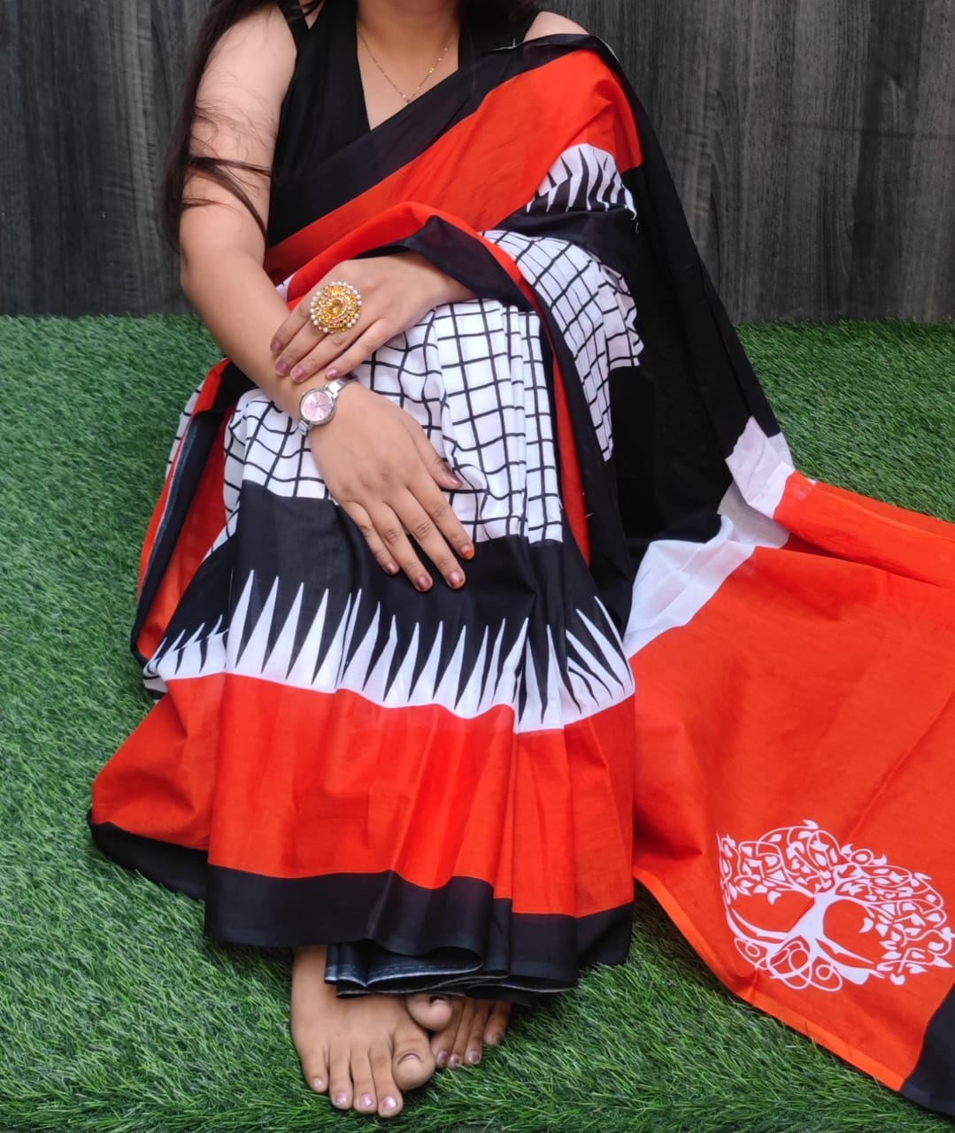 Cotton Sarees and Blouse