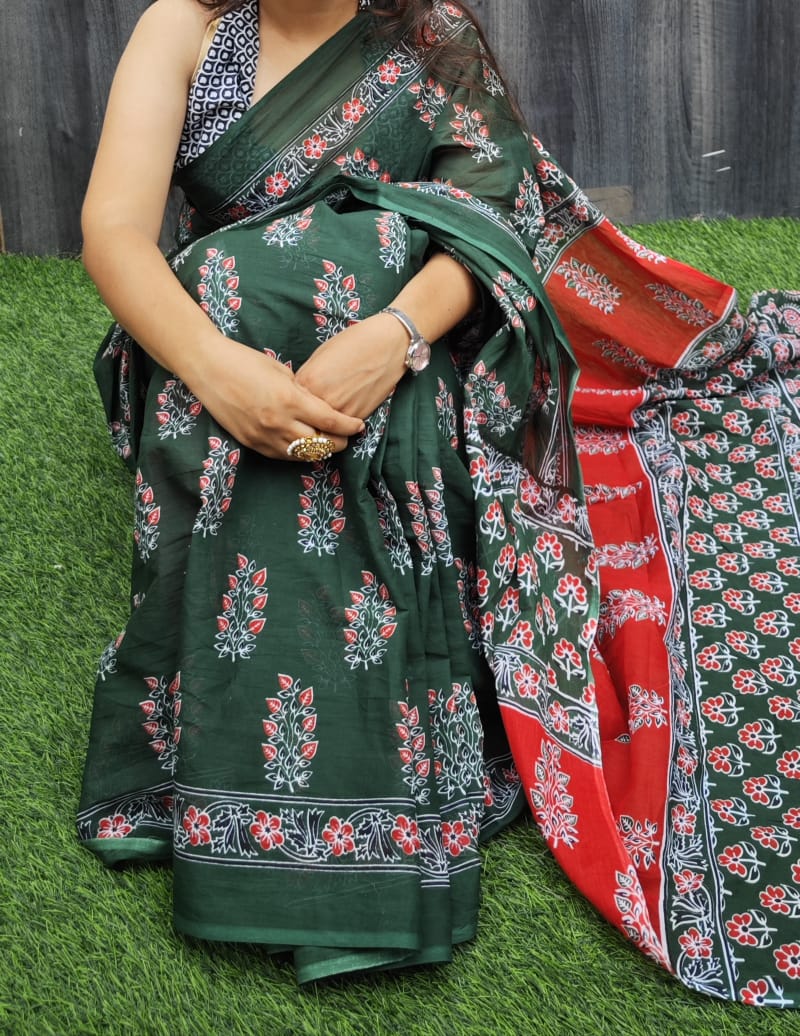 Cotton Sarees and Blouse