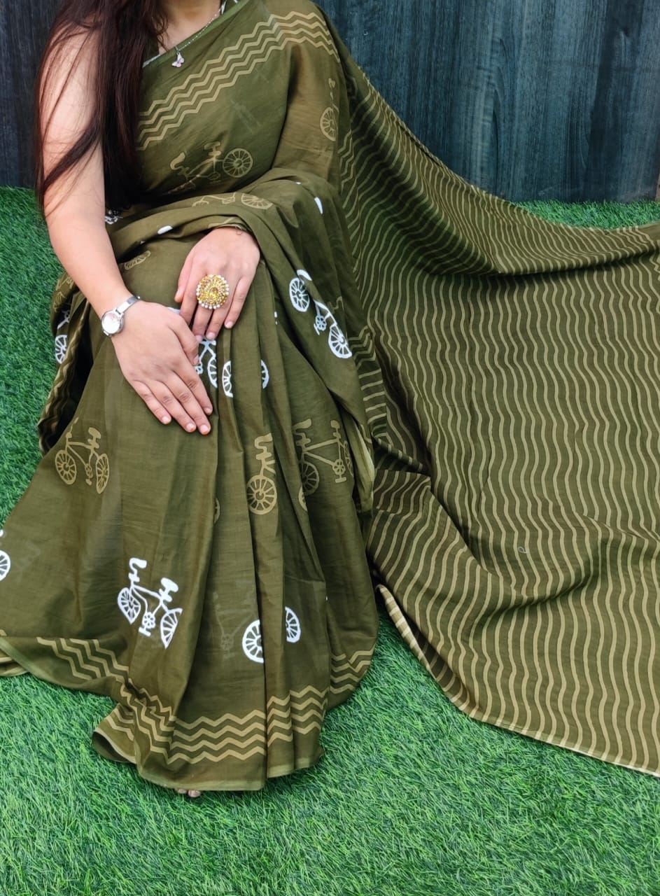 Cotton Sarees and Blouse
