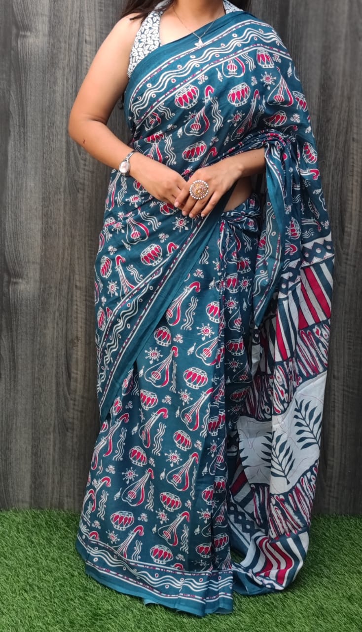 Cotton Sarees and Blouse