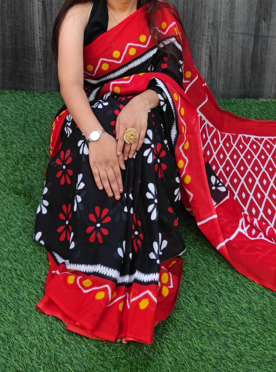 Cotton Sarees and Blouse