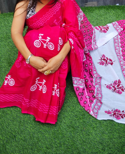 Cotton Sarees and Blouse