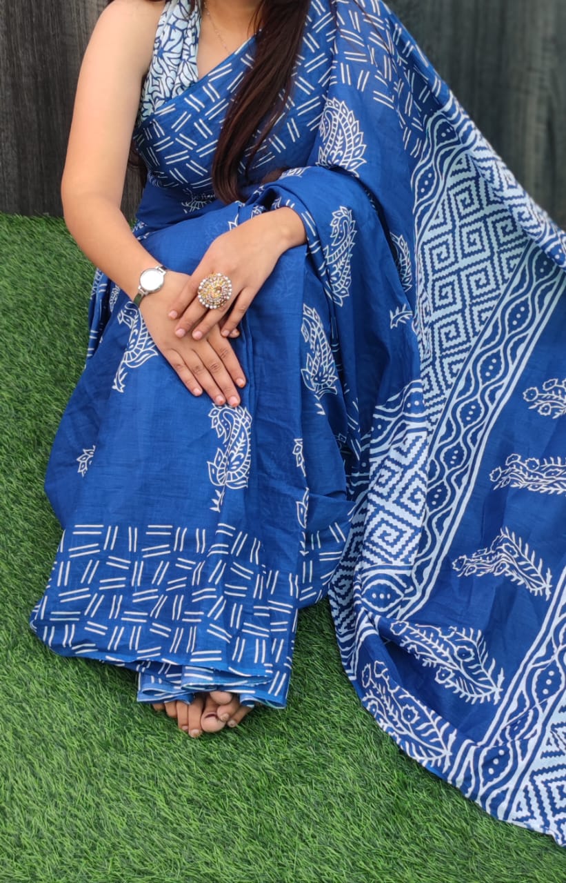Cotton Sarees and Blouse