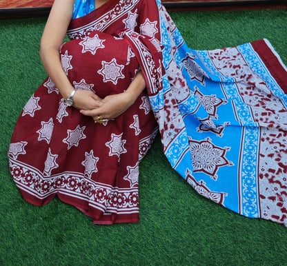 Cotton Sarees and Blouse