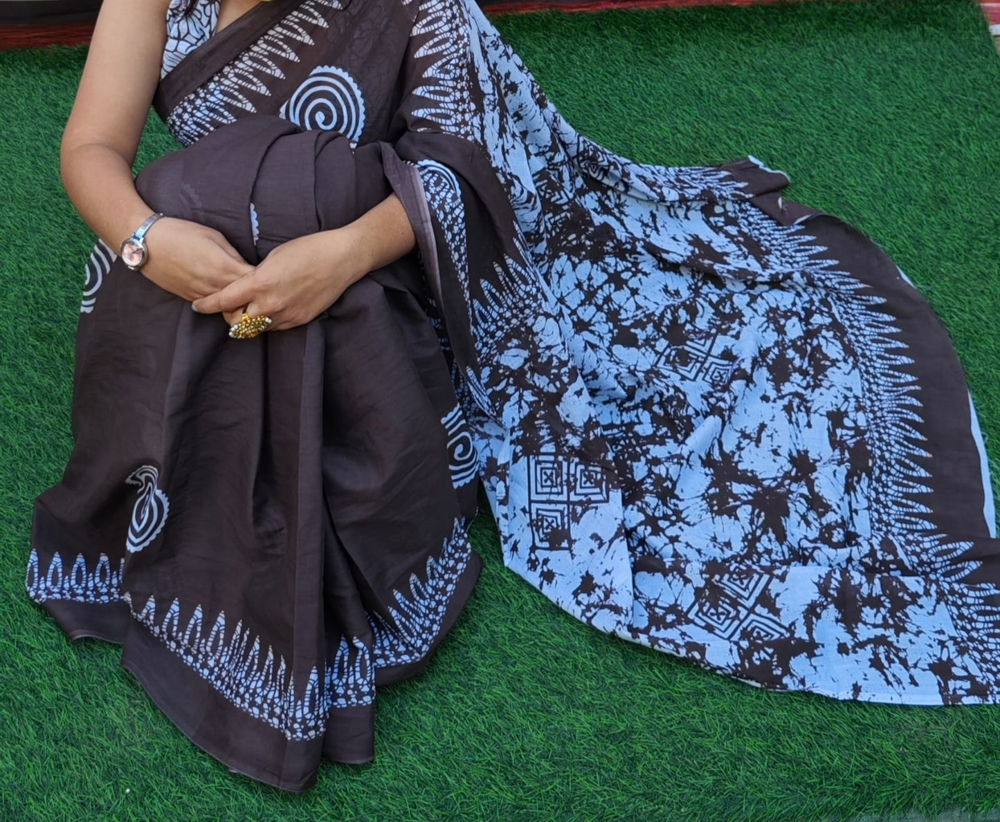 Cotton Sarees and Blouse