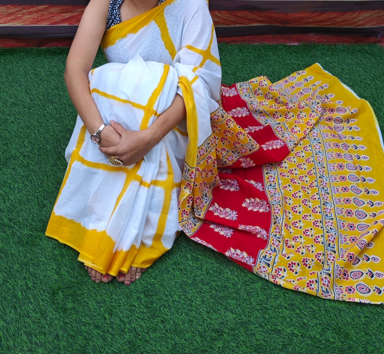 Cotton Sarees and Blouse