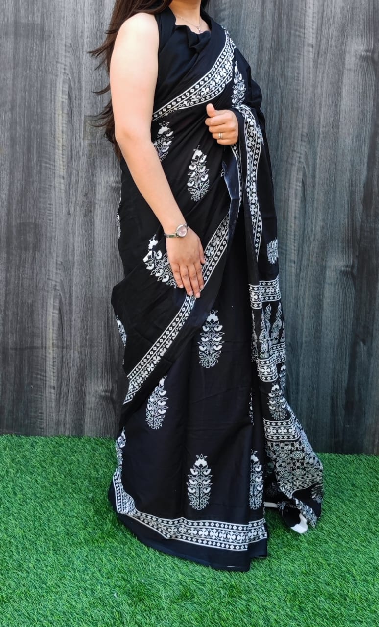 Cotton Sarees and Blouse