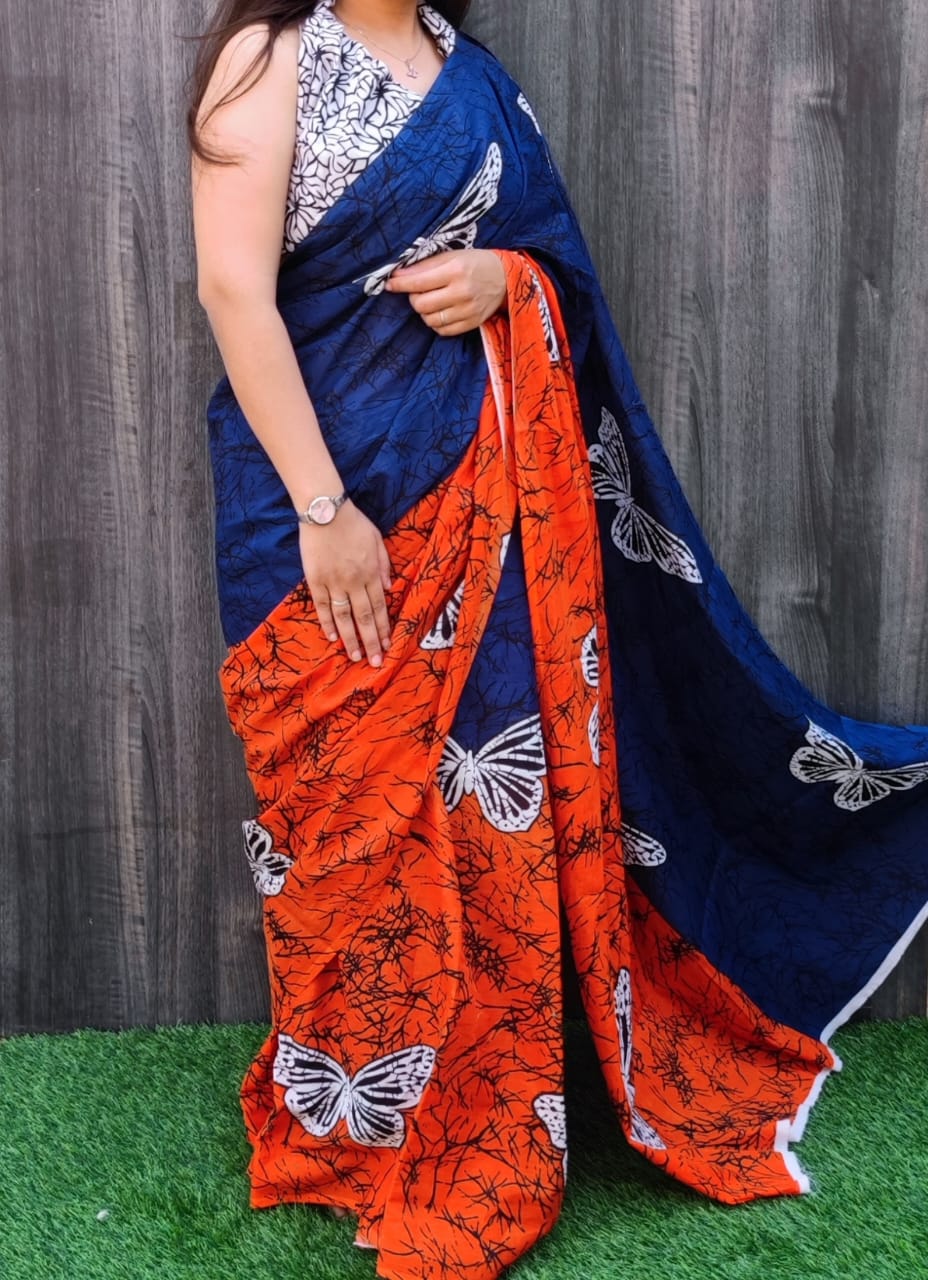 Cotton Sarees and Blouse