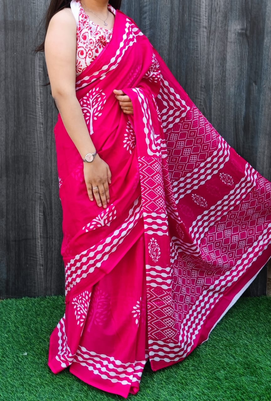 Cotton Sarees and Blouse
