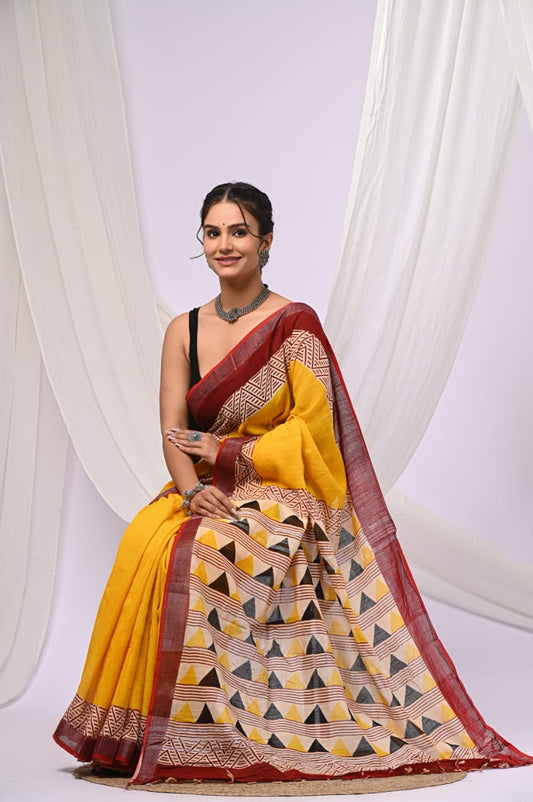 Kalamkari Saree