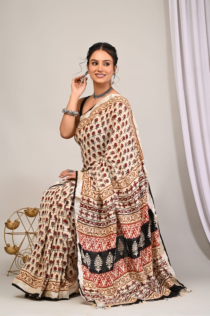 Kalamkari Saree