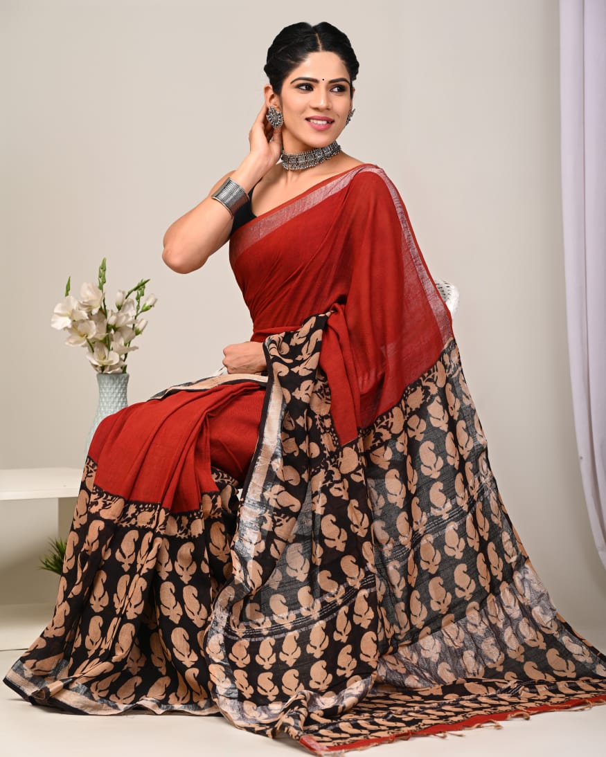 Kalamkari Saree