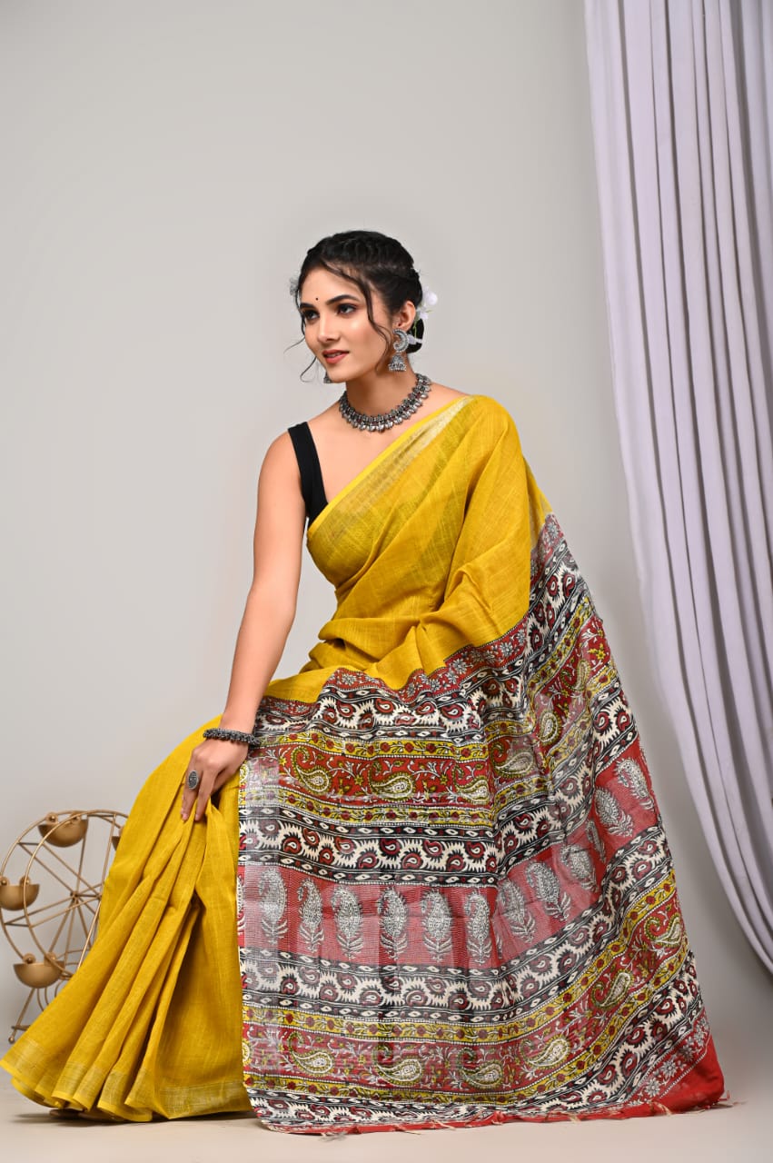 Kalamkari Saree