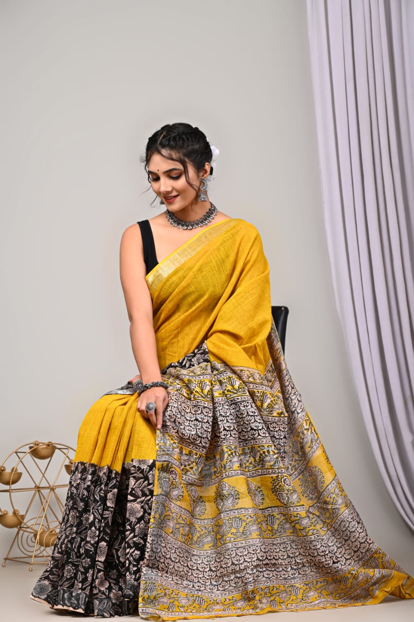 Kalamkari Saree