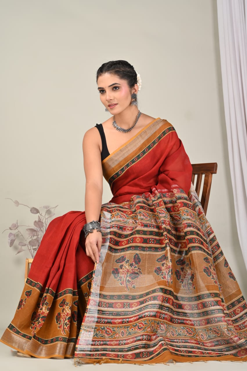 Kalamkari Saree