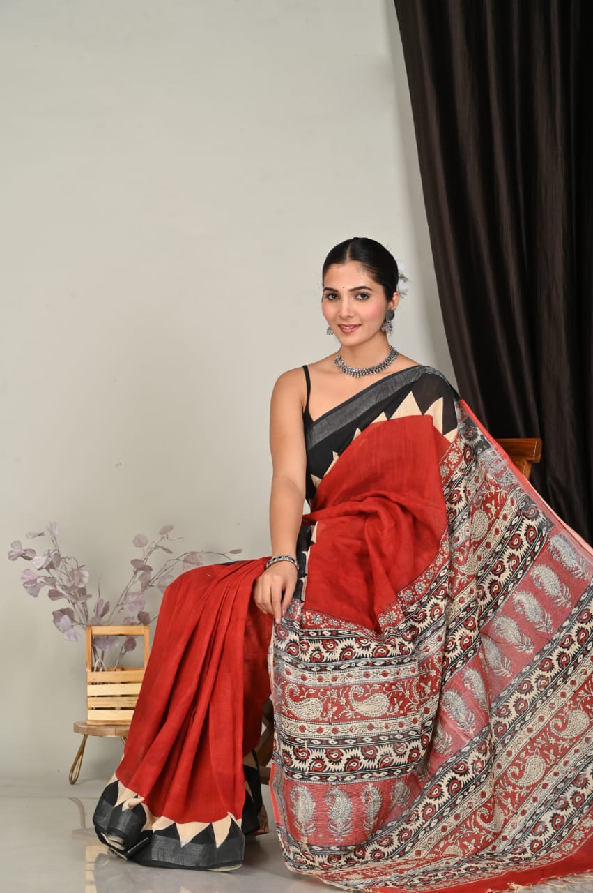 Kalamkari Saree