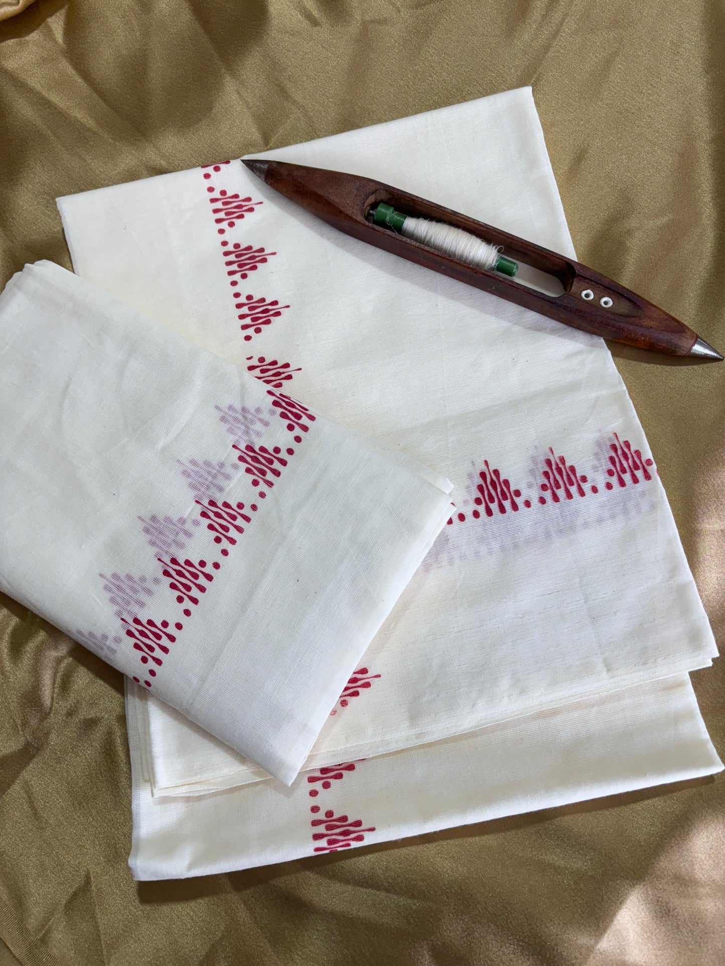 Mazha Tulli Print -Set Mundu