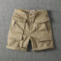 Men's Summer American-style Multi-pocket Stretch Cargo Shorts