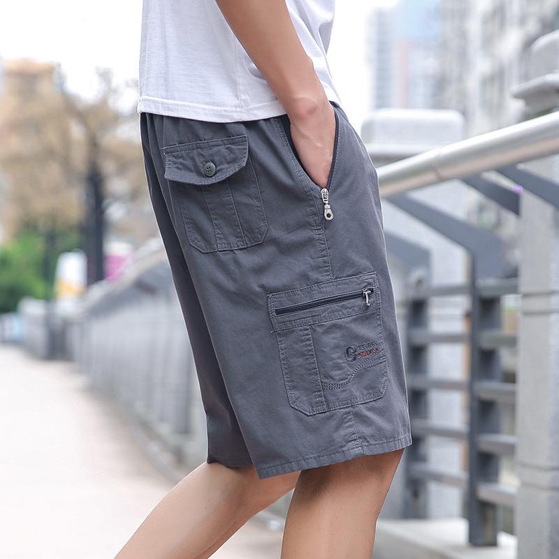 Men's Outer Wear Thin Fifth Pants Loose Big Pants